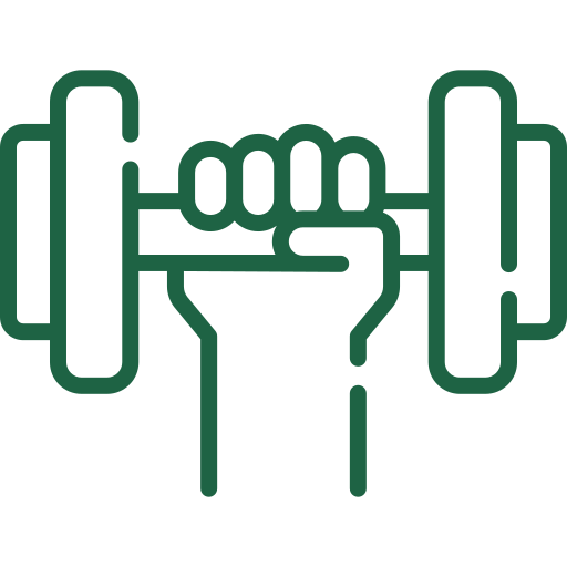 dumbbell icon Leafn Protein